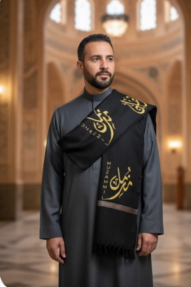 Custom Name Winter  Shawls|White 4