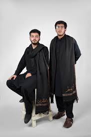 Custom Name Winter Shawls|Black 1